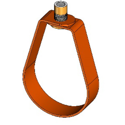 Copper Epoxy/Plated Swivel Ring Hanger